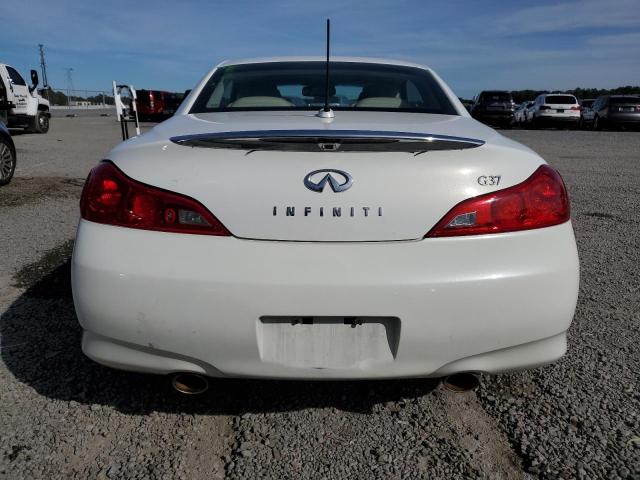 JNKCV66E29M722613 - 2009 INFINITI G37 BASE WHITE photo 6