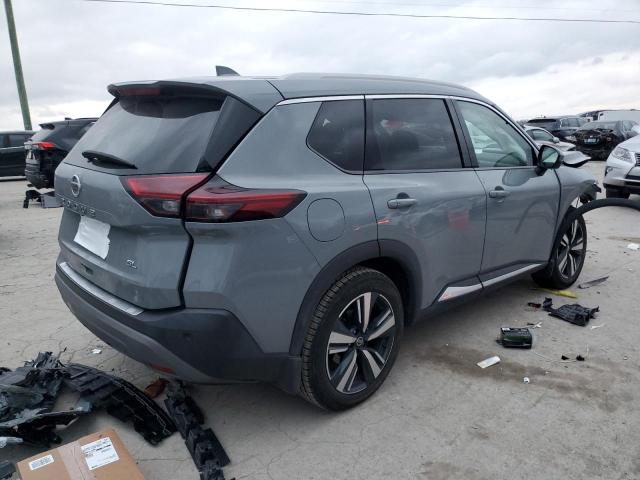 5N1AT3CAXMC802220 - 2021 NISSAN ROGUE SL GRAY photo 3