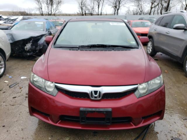 19XFA1F82BE010954 - 2011 HONDA CIVIC EX BURGUNDY photo 5