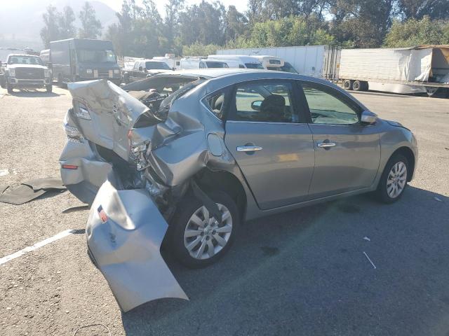 3N1AB7AP8EL685588 - 2014 NISSAN SENTRA S SILVER photo 3