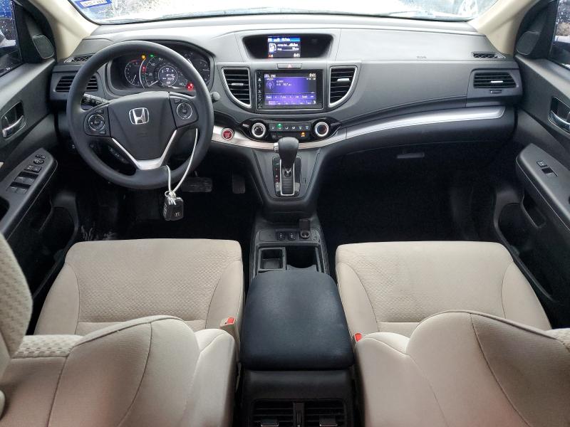 5J6RM3H58GL017287 - 2016 HONDA CR-V EX WHITE photo 8