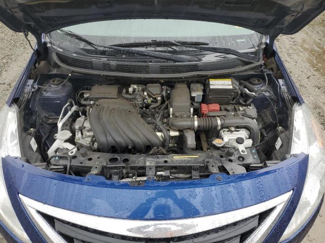 3N1CN7AP0KL820297 - 2019 NISSAN VERSA S BLUE photo 11