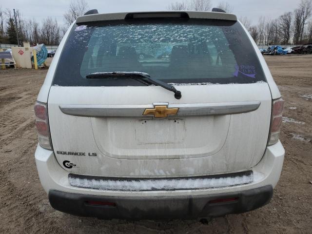 2CNDL13F066197259 - 2006 CHEVROLET EQUINOX LS WHITE photo 6