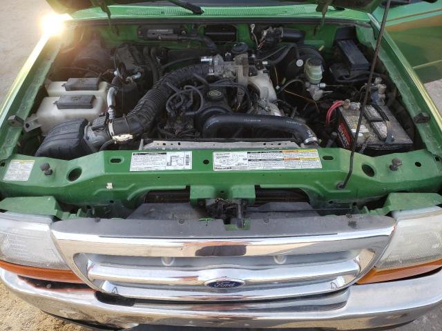 1FTYR10C7XPA19557 - 1999 FORD RANGER GREEN photo 11