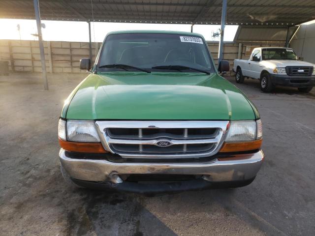 1FTYR10C7XPA19557 - 1999 FORD RANGER GREEN photo 5