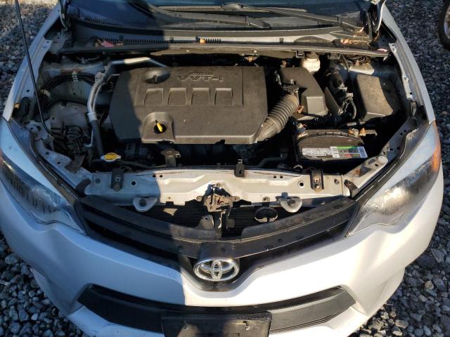 2T1BURHE0EC045891 - 2014 TOYOTA COROLLA L Argent photo 11