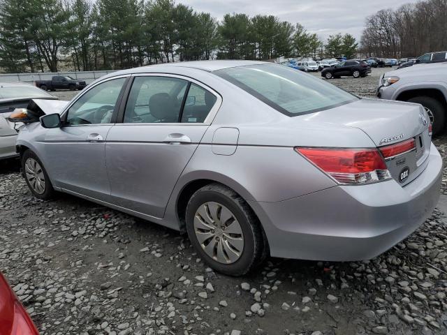 1HGCP2F38CA181273 - 2012 HONDA ACCORD LX SILVER photo 2