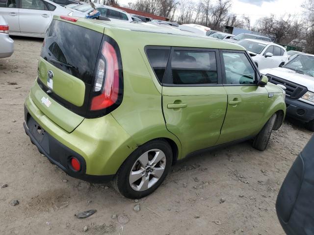 KNDJN2A22K7919381 - 2019 KIA SOUL GREEN photo 3