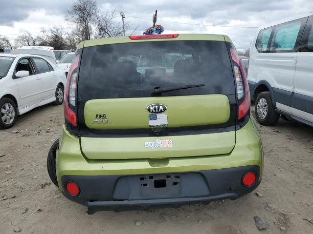 KNDJN2A22K7919381 - 2019 KIA SOUL GREEN photo 6