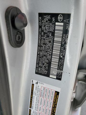 JTDBL40E299034923 - 2009 TOYOTA COROLLA BASE Արծաթագույն լուսանկար 12