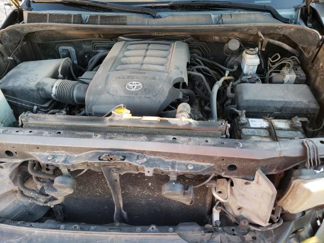 5TFEM5F19CX048714 - 2012 TOYOTA TUNDRA CREWMAX SR5 GRAY photo 11