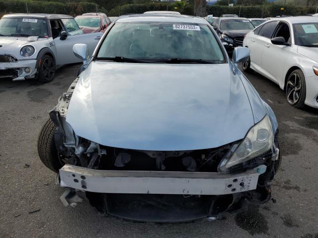 JTHBK262072046836 - 2007 LEXUS IS 250 SILVER photo 5