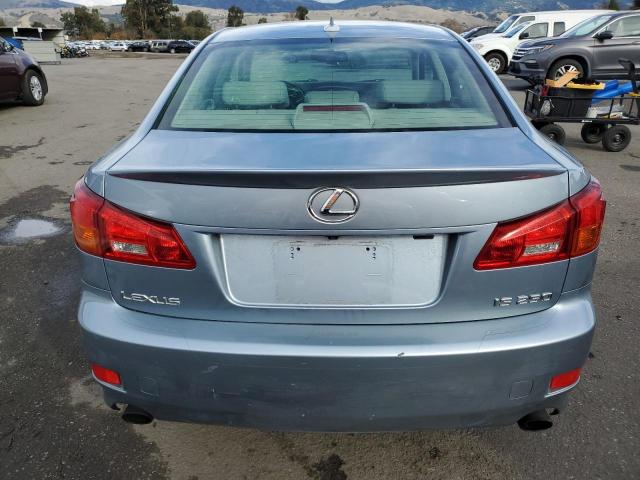 JTHBK262072046836 - 2007 LEXUS IS 250 SILVER photo 6