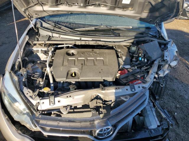 2T1BURHE0FC260530 - 2015 TOYOTA COROLLA L GRAY photo 11