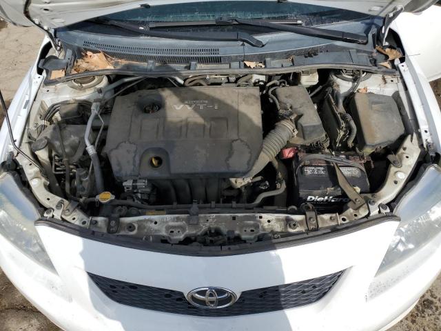 2T1BU4EE8AC356339 - 2010 TOYOTA COROLLA BASE WHITE photo 11