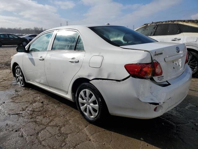 2T1BU4EE8AC356339 - 2010 TOYOTA COROLLA BASE WHITE photo 2