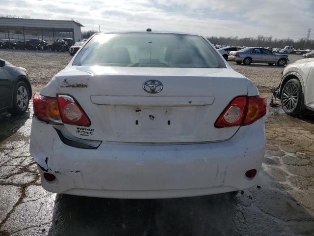 2T1BU4EE8AC356339 - 2010 TOYOTA COROLLA BASE WHITE photo 6