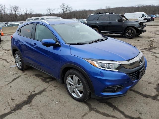 3CZRU6H58KM737018 - 2019 HONDA HR-V EX BLUE photo 4