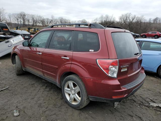 JF2SH64639H769434 - 2009 SUBARU FORESTER 2.5X LIMITED BURGUNDY photo 2