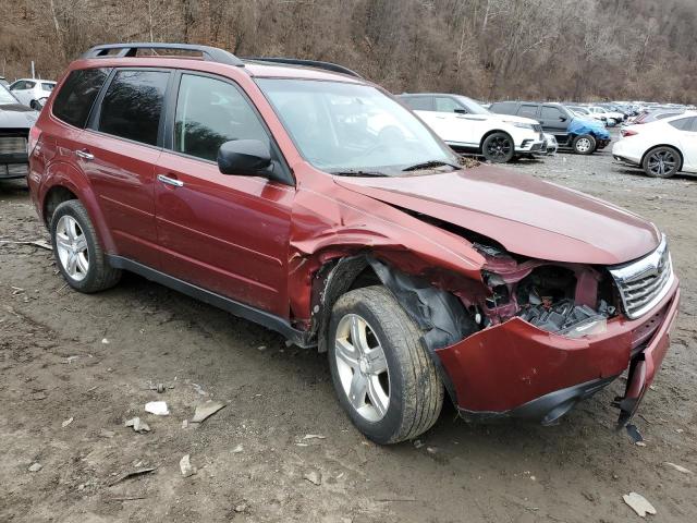 JF2SH64639H769434 - 2009 SUBARU FORESTER 2.5X LIMITED BURGUNDY photo 4