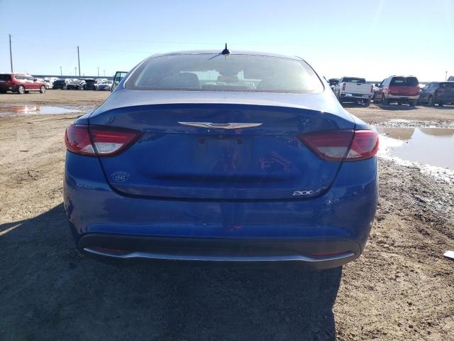 1C3CCCAB8FN656002 - 2015 CHRYSLER 200 LIMITED BLUE photo 6