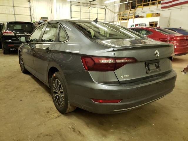 3VWN57BUXMM102597 - 2021 VOLKSWAGEN JETTA S GRAY photo 2