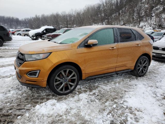 2FMPK4AP2GBB29535 - 2016 FORD EDGE SPORT GOLD photo 1