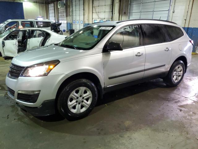 1GNKRFKD8HJ352421 - 2017 CHEVROLET TRAVERSE LS SILVER photo 1