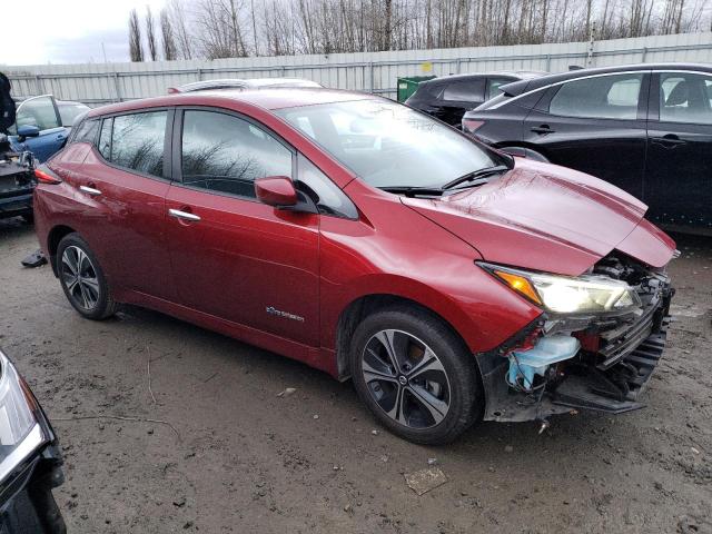 1N4AZ1CP4JC306987 - 2018 NISSAN LEAF S RED photo 4