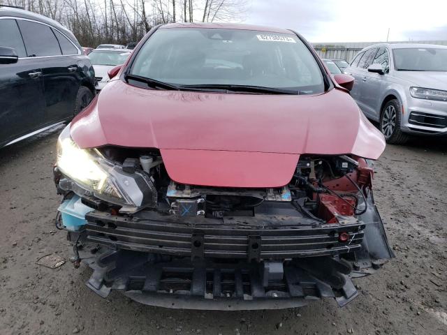 1N4AZ1CP4JC306987 - 2018 NISSAN LEAF S RED photo 5