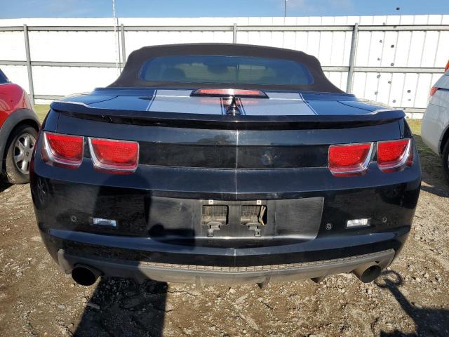 2G1FC3DD2B9163038 - 2011 CHEVROLET CAMARO LT BLACK photo 6