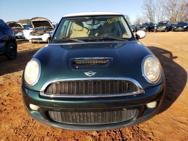 WMWMF73539TT99768 - 2009 MINI COOPER S GREEN photo 5