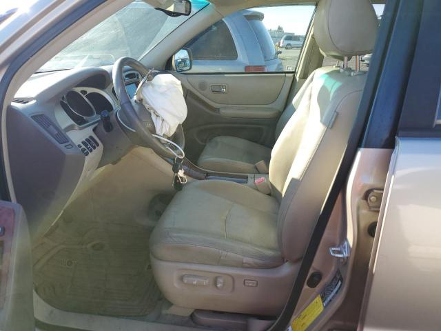 JTEDW21A060011555 - 2006 TOYOTA HIGHLANDER HYBRID BEIGE photo 7