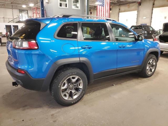 1C4PJMBX4KD484442 - 2019 JEEP CHEROKEE TRAILHAWK BLUE photo 3