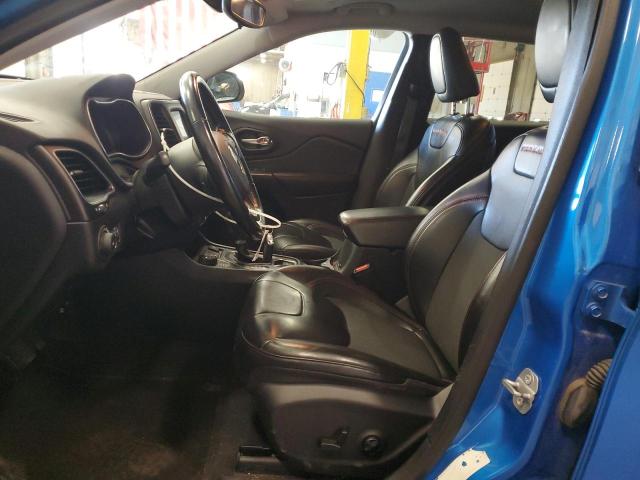 1C4PJMBX4KD484442 - 2019 JEEP CHEROKEE TRAILHAWK BLUE photo 7