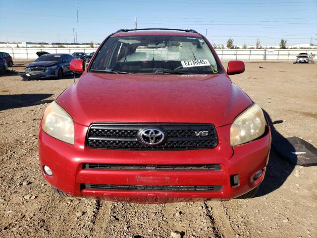 JTMBK32V475015837 - 2007 TOYOTA RAV4 SPORT RED photo 5