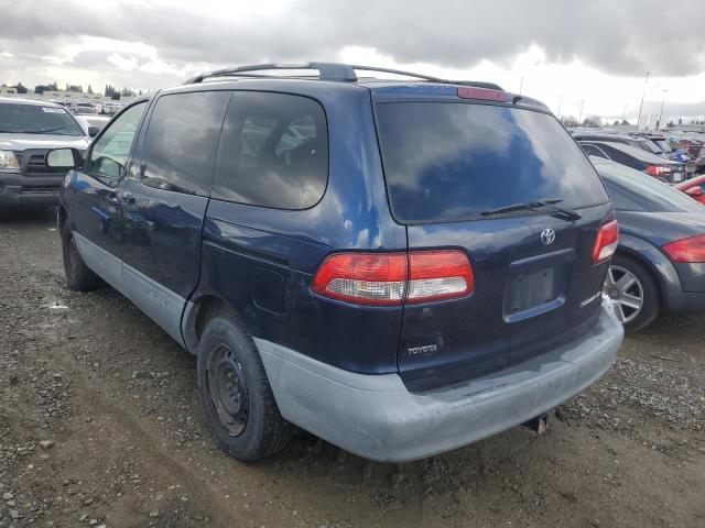 4T3ZF13C61U354328 - 2001 TOYOTA SIENNA LE BLUE photo 2