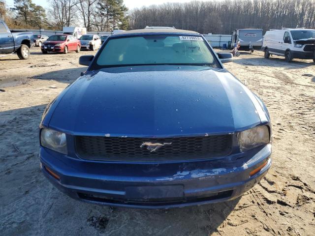 1ZVHT84NX85193994 - 2008 FORD MUSTANG BLUE photo 5