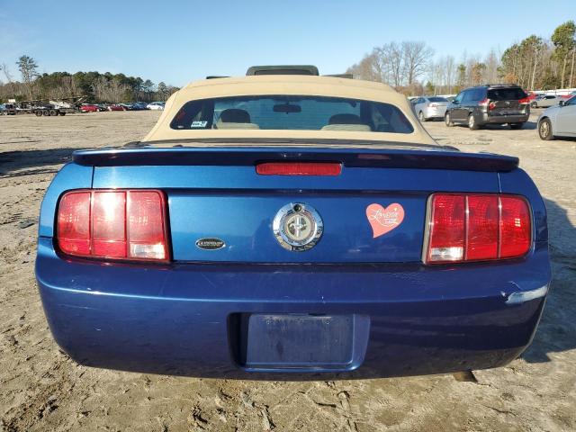 1ZVHT84NX85193994 - 2008 FORD MUSTANG BLUE photo 6
