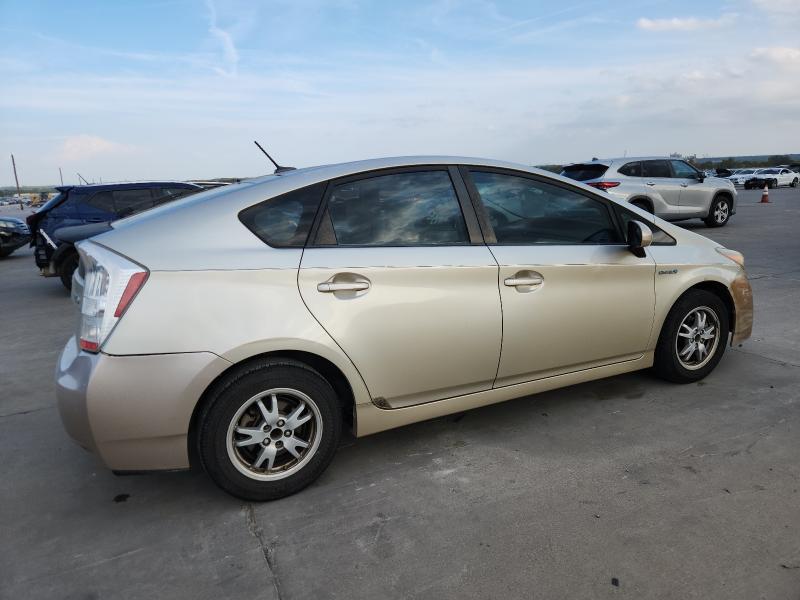 JTDKN3DU7A0194391 - 2010 TOYOTA PRIUS 米色 照片 3