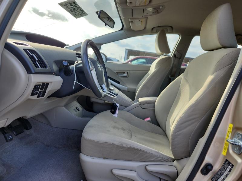 JTDKN3DU7A0194391 - 2010 TOYOTA PRIUS 米色 照片 7