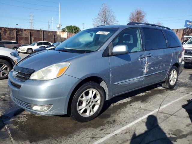 5TDZA22C74S036701 - 2004 TOYOTA SIENNA XLE BLUE photo 1