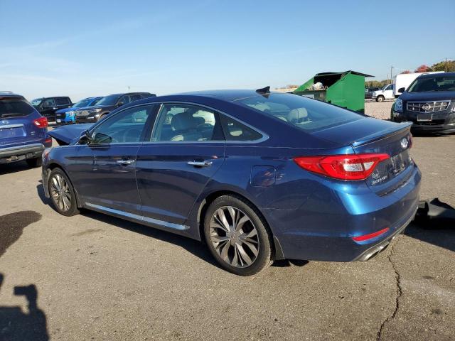 5NPE34AB4FH141122 - 2015 HYUNDAI SONATA SPORT BLUE photo 2