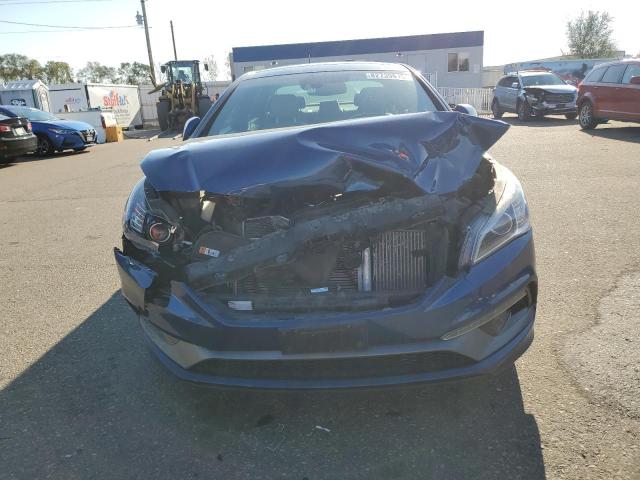 5NPE34AB4FH141122 - 2015 HYUNDAI SONATA SPORT BLUE photo 5