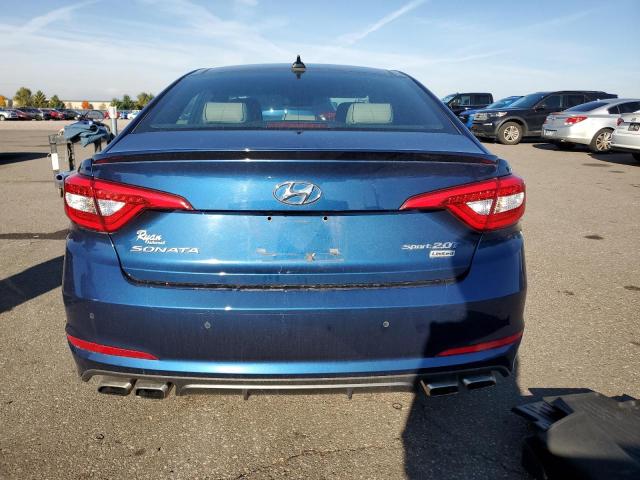 5NPE34AB4FH141122 - 2015 HYUNDAI SONATA SPORT BLUE photo 6