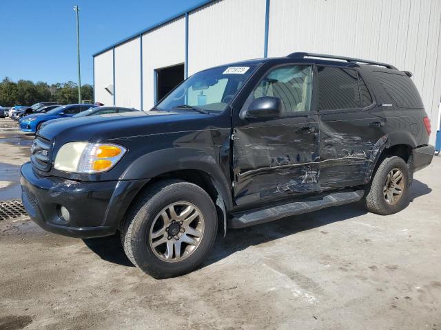 5TDBT48A12S076962 - 2002 TOYOTA SEQUOIA LIMITED BLACK photo 1