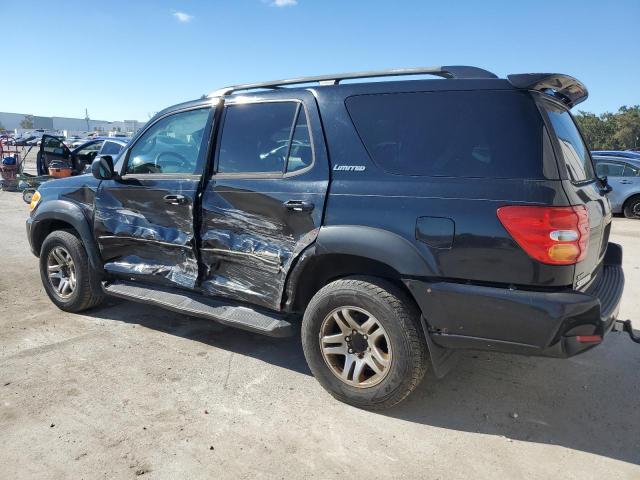 5TDBT48A12S076962 - 2002 TOYOTA SEQUOIA LIMITED BLACK photo 2