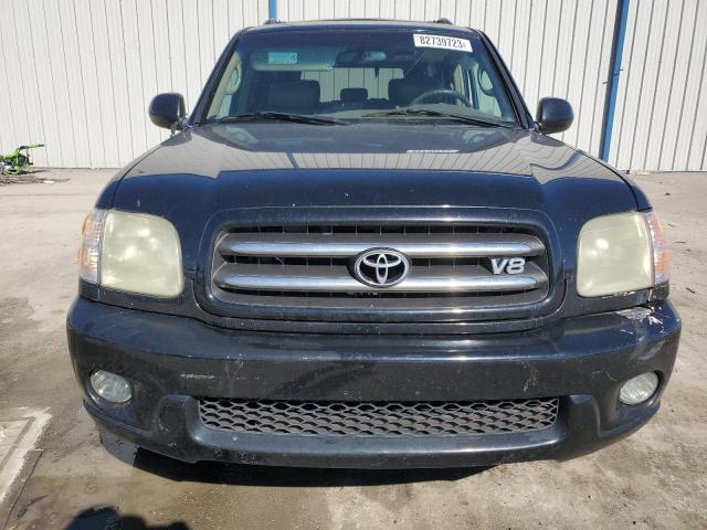 5TDBT48A12S076962 - 2002 TOYOTA SEQUOIA LIMITED BLACK photo 5