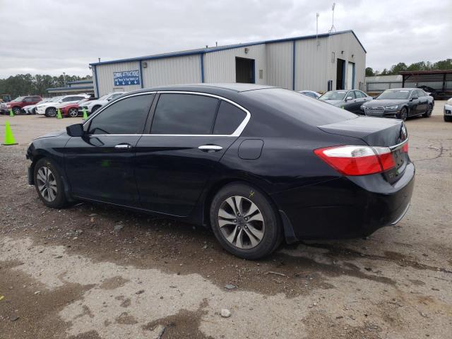 1HGCR2F36EA009367 - 2014 HONDA ACCORD LX BLACK photo 2