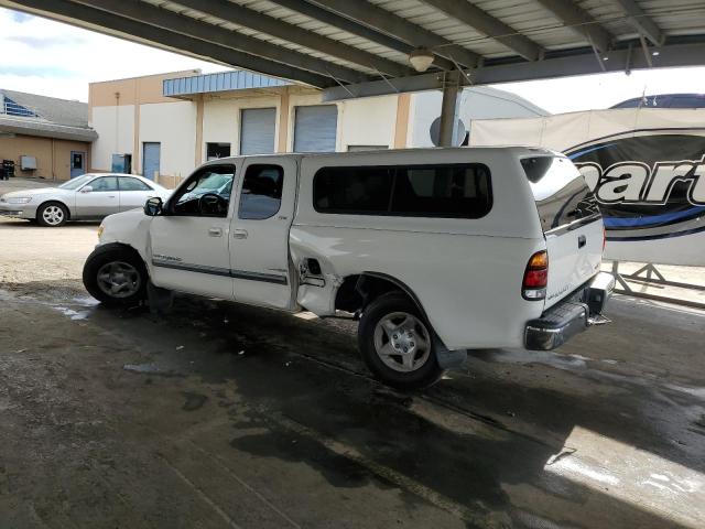 5TBRT34172S257524 - 2002 TOYOTA TUNDRA ACCESS CAB Ақ фото 2